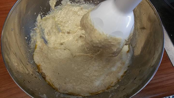 Orecchiette con crema di funghi preparazione 6